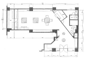 賃貸オフィス間取り図