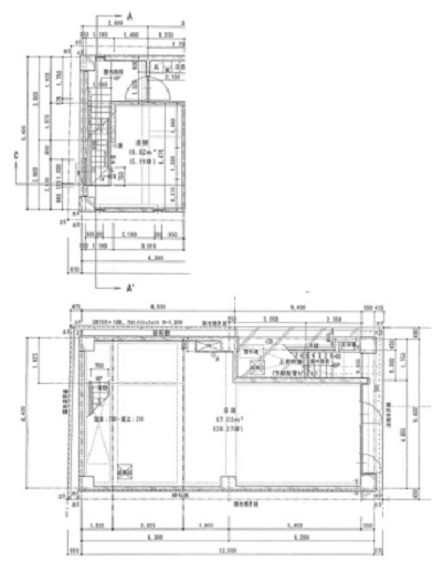 賃貸オフィス間取り図