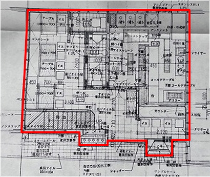 賃貸オフィス間取り図