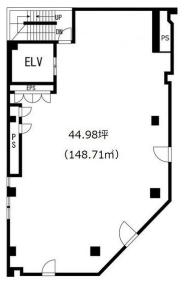 賃貸オフィス間取り図