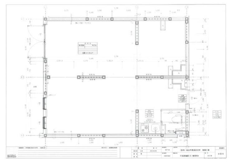 賃貸オフィス間取り図