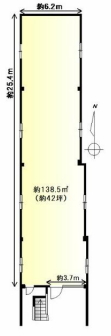 賃貸オフィス間取り図