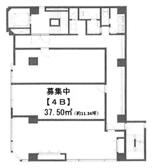 賃貸オフィス間取り図