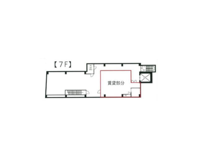 賃貸オフィス間取り図