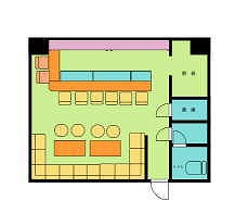 賃貸オフィス間取り図