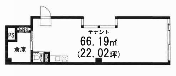 賃貸オフィス間取り図