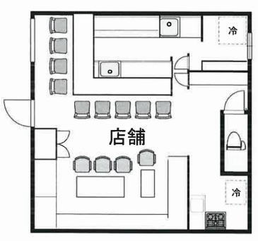 賃貸オフィス間取り図