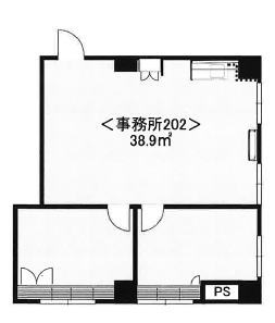 賃貸オフィス間取り図