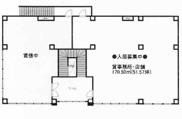 賃貸オフィス間取り図