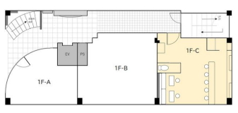 賃貸オフィス間取り図