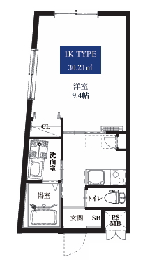 賃貸オフィス間取り図