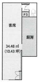 賃貸オフィス間取り図