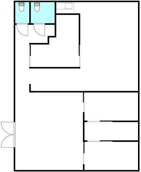 賃貸オフィス間取り図