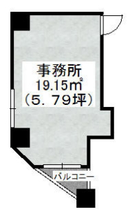 賃貸オフィス間取り図