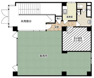 賃貸オフィス間取り図