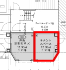 賃貸オフィス間取り図