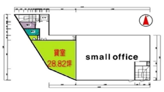 賃貸オフィス間取り図