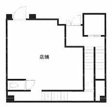 賃貸オフィス間取り図