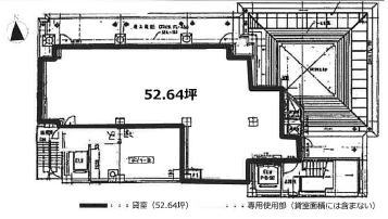 賃貸オフィス間取り図