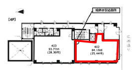 賃貸オフィス間取り図